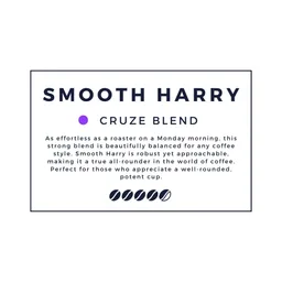 Smooth Harry coffee beans from Cruze Coffee