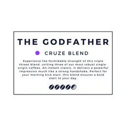 The Godfather coffee beans from Cruze Coffee