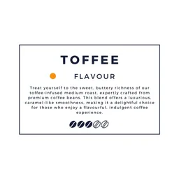 Toffee coffee beans from Cruze Coffee