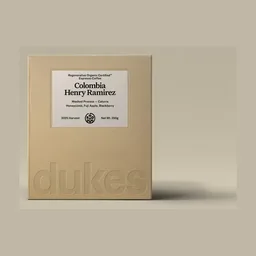 Henry Ramirez coffee beans from Dukes Coffee