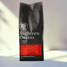 Yirgacheffe coffee beans from Eighteen Grams Coffee Roastery