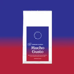 Mucho Gusto Espresso Blend coffee beans from Everyday Coffee