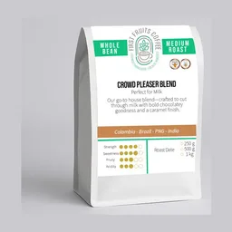 Crowd Pleaser Blend coffee beans from First Fruits