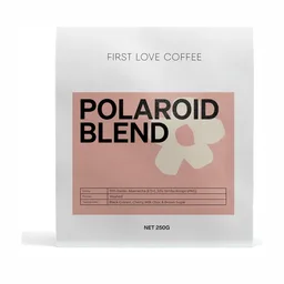 Polaroid Espresso Blend coffee beans from First Love Coffee