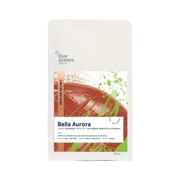Bella Aurora coffee beans from Five Senses Coffee