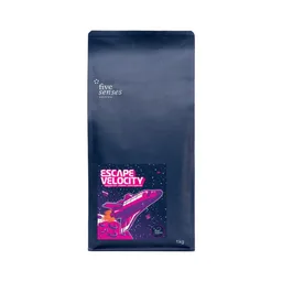 Escape Velocity Blend coffee beans from Five Senses Coffee
