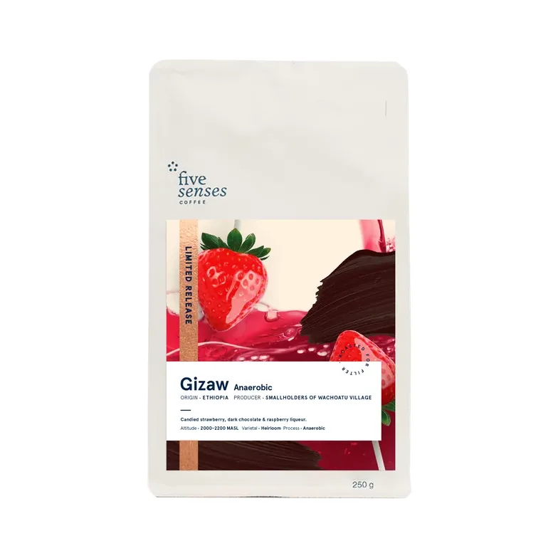 Gizaw coffee beans from Five Senses Coffee