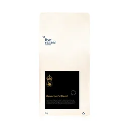 Governor's Blend coffee beans from Five Senses Coffee