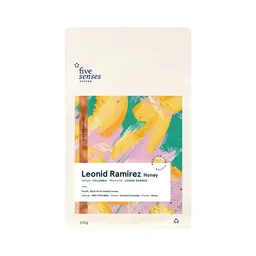 Leonid Ramirez, Honey coffee beans from Five Senses Coffee