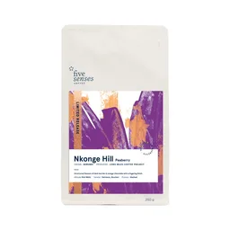 Nkonge Hill Peaberry coffee beans from Five Senses Coffee