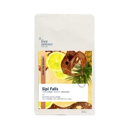 Sipi Falls · Honey coffee beans from Five Senses Coffee