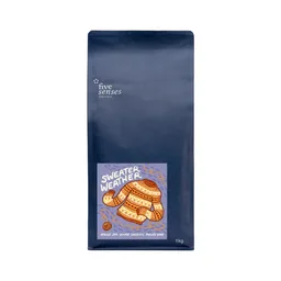 Sweater Weather Blend coffee beans from Five Senses Coffee