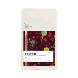 T'zunwitz coffee beans from Five Senses Coffee