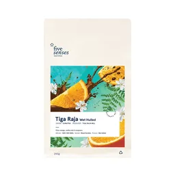Tiga Raja coffee beans from Five Senses Coffee