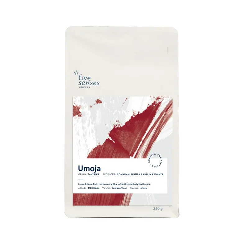 Umoja coffee beans from Five Senses Coffee