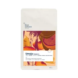 Umoja, Peaberry · Washed coffee beans from Five Senses Coffee
