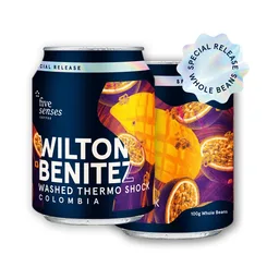 Wilton Benitez, Washed Thermo Shock coffee beans from Five Senses Coffee