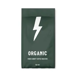 Certified Organic Espresso Blend coffee beans from Fonzie Abbott