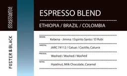 Espresso Blend coffee beans from Foster & Black
