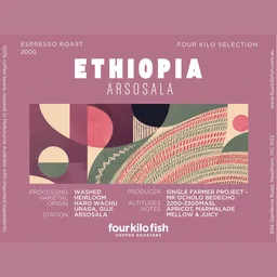 Arsosala coffee beans from Four Kilo Fish Coffee