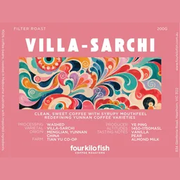Villa-Sarchi coffee beans from Four Kilo Fish Coffee