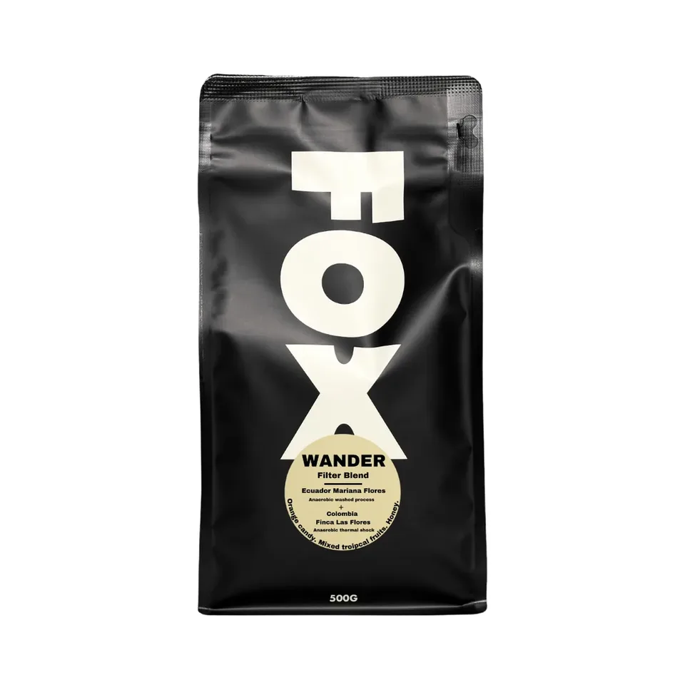 Wander Filter Blend coffee beans from Fox Coffee
