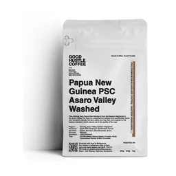 Asaro Valley coffee beans from Good Hustle Coffee Roasters