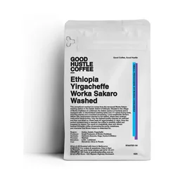 Yirgacheffe Worka Sakaro coffee beans from Good Hustle Coffee Roasters