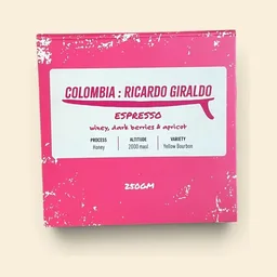 Ricardo Giraldo coffee beans from Grand Central Coffee
