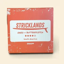 Stricklands coffee beans from Grand Central Coffee