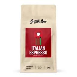 Italian Espresso coffee beans from Griffiths Bros. Coffee Roasters