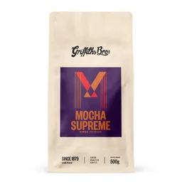 Mocha Supreme coffee beans from Griffiths Bros. Coffee Roasters