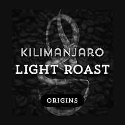 Kilimanjaro Light Roast coffee beans from Grind Roast Masters