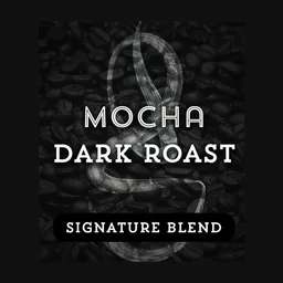 Mocha Dark Roast coffee beans from Grind Roast Masters
