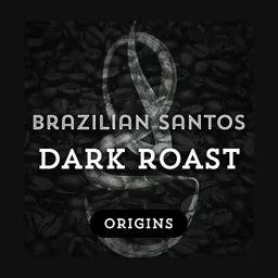 Santos Dark Roast coffee beans from Grind Roast Masters