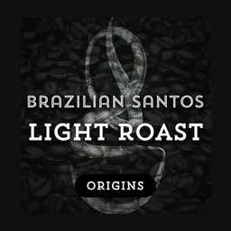 Santos Light Roast coffee beans from Grind Roast Masters