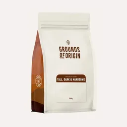 Tall, Dark & Handsome Blend coffee beans from Grounds of Origin