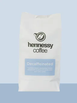 Decaffeinated coffee beans from Hennessy Coffee