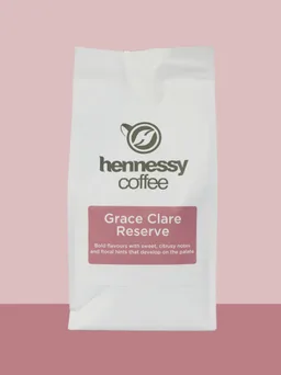 Grace Clare Reserve coffee beans from Hennessy Coffee