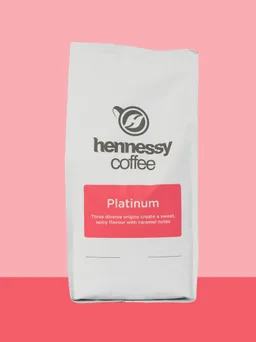 Platinum coffee beans from Hennessy Coffee
