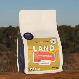 Land coffee beans from Jasper Coffee