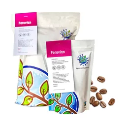 Peruvian coffee beans from Just Planet
