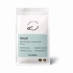 Decaf coffee beans from Knight's Coffee
