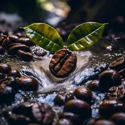Decaf coffee beans from Kuhl-Cher