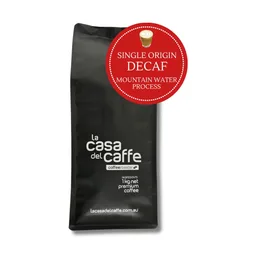 Decaf coffee beans from la Casa del Caffe