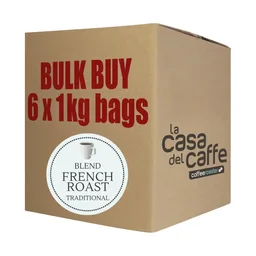 French Roast coffee beans from la Casa del Caffe