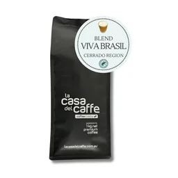 Viva Brasil Blend coffee beans from la Casa del Caffe