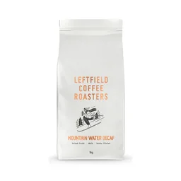 Mountain Water Decaf coffee beans from Leftfield Coffee Roasters