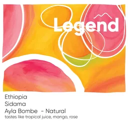 Ayla Bombe coffee beans from Legend Coffee and Culture