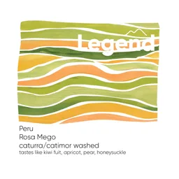 Rosa Mego coffee beans from Legend Coffee and Culture